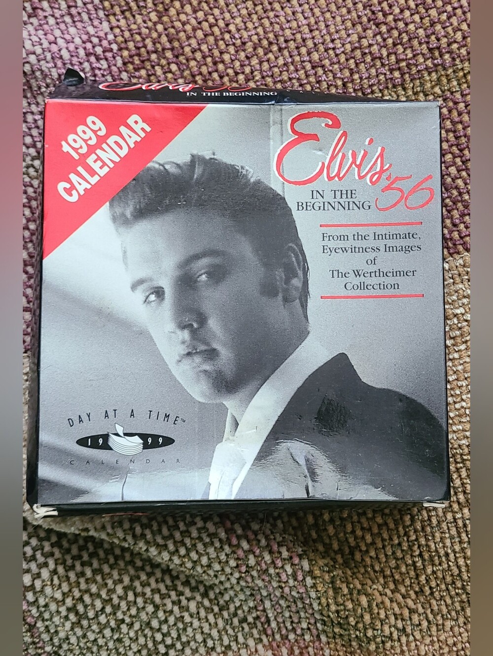 Used Vintage 1999 Elvis '56 Black & White Calendar